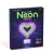   Neon LED lámpa - színes szív - 3 x AA + USB - 25,2 x 1,6 x 23 cm