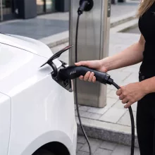 Elektromos autó töltőkábel táskával - Type2-Type2 - 5 m - max. 11 kW - nyilvános töltőkhöz