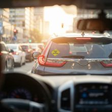 Tapadókorongos "Baby on Board" tábla - 12,7 x 12,7 cm