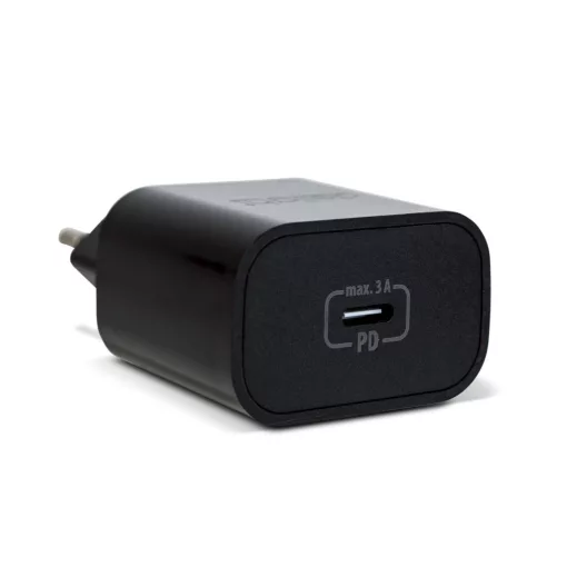 Adapter - Type-C - gyorstöltő, PD20W - fekete