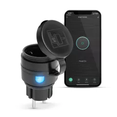   Smart Wi-Fi-s, kültéri konnektor dugalj - IPX4 - Amazon Alexa, Google Home, Siri, IFTTT
