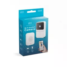 Smart videó kaputelefon szett - Wi-Fi-s, akkumulátoros - HD - fehér