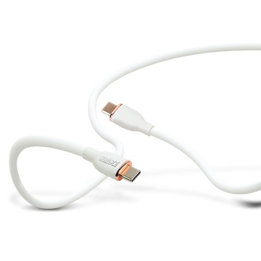 Adatkábel - Type-C / Type-C - fehér - 1 m - 3 A - 60 W