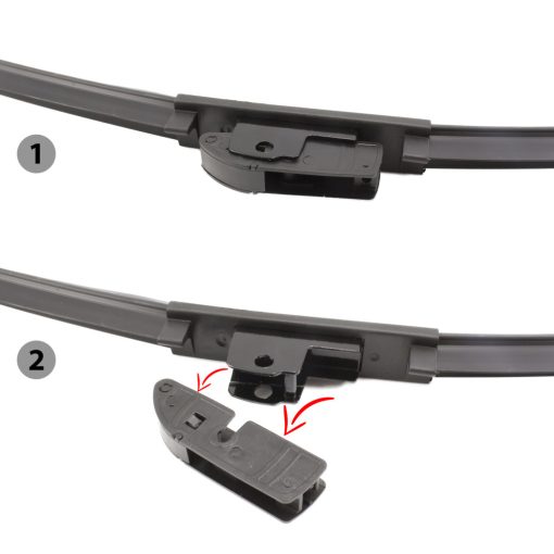 Ablaktörlő 18"/45 cm - 10 db adapterrel