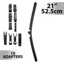 Ablaktörlő 21"/52,5 cm - 10 db adapterrel