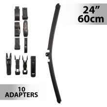 Ablaktörlő 24"/60 cm - 10 db adapterrel