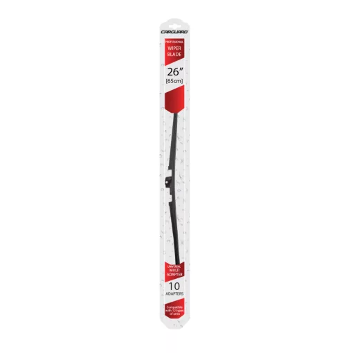 Ablaktörlő 26"/65 cm - 10 db adapterrel