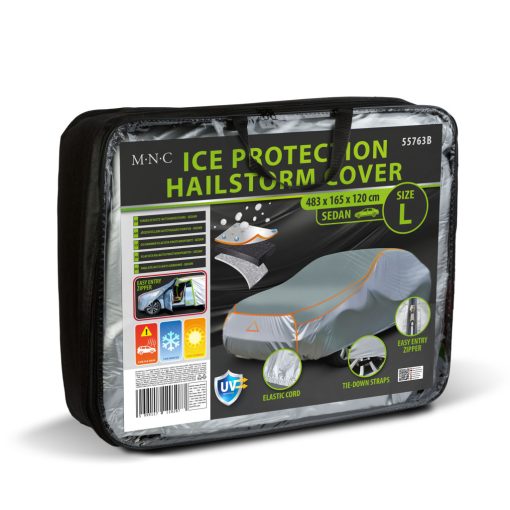 Jégeső elleni autótakaró ponyva - sedan - "L" méret - 480 x 150 x 120 cm