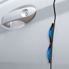 Univerzális ajtóélvédő - kék, fényvisszaverős - 2 db / csomag