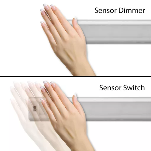 LED világítás szenzoros kapcsolóval - 9 W - 60 cm