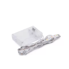 LED szalag - melegfehér - 1m - 3 x AA elemes
