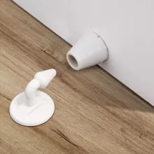 Ajtóütköző és kitámasztó gumi - fehér