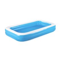 Felfújható medence - 305 x 183 x 46 cm - fehér / kék