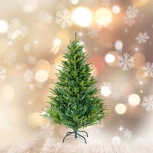 Műfenyő - 150 cm - 3D lucfenyő - PE / PVC