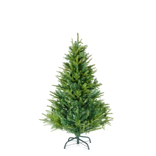 Műfenyő - 150 cm - 3D lucfenyő - PE / PVC