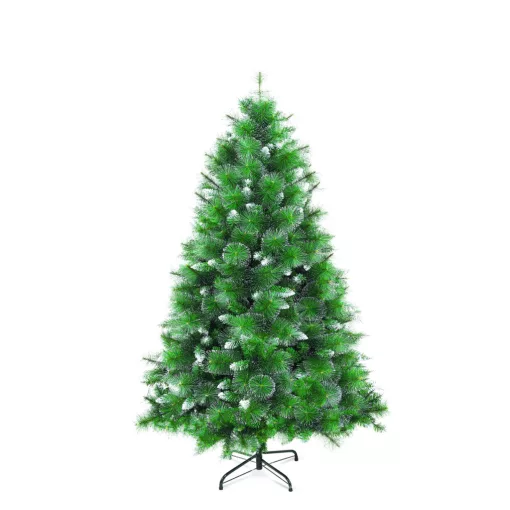 Műfenyő - 180 cm - ezüstfenyő dús ágakkal - PVC - havas