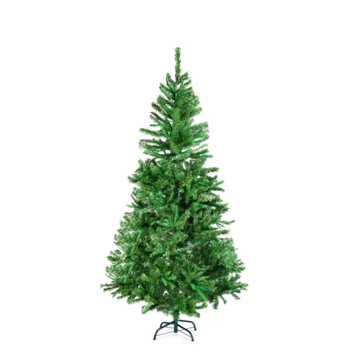 Műfenyő - 180 cm - 3D lucfenyő - kétszínű - PVC