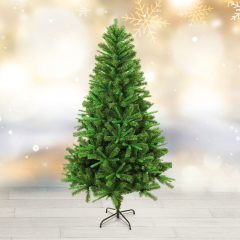 Műfenyő - 210 cm - 3D lucfenyő - kétszínű - PVC