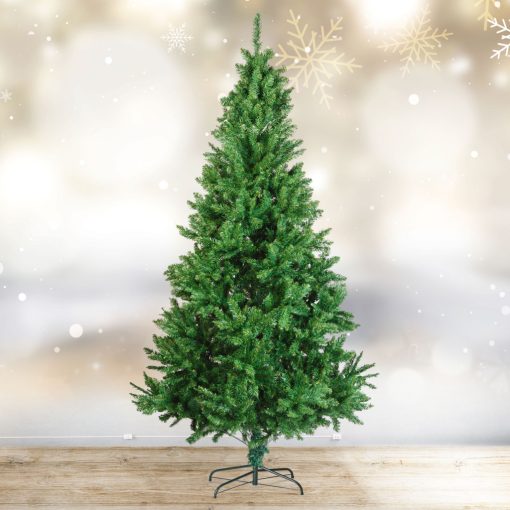 Műfenyő - 210 cm - Nordmann - PVC - sötétzöld