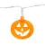   Halloween-i LED-es fényfüzér - tök - 10 LED - 2 x AA - 1,35 m