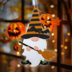   Halloween-i dekoráció - manó - akasztható - habszivacs - 44 x 26 cm