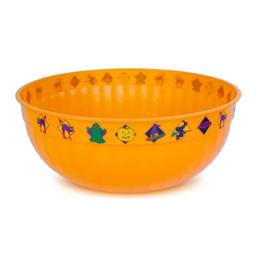 Kínálótál - narancssárga - műanyag - 30 x 12 cm