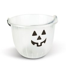 Halloween-i dekoráció - vödör - 2 féle - 20 x 16 cm