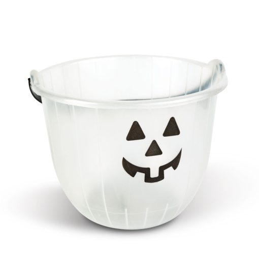 Halloween-i dekoráció - vödör - 2 féle - 20 x 16 cm