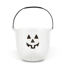 Halloween-i dekoráció - vödör - 2 féle - 20 x 16 cm