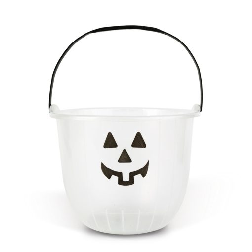 Halloween-i dekoráció - vödör - 2 féle - 20 x 16 cm