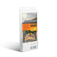 Halloween-i világító dekoráció - denevér - tapadókorongos - 12 LED - 20 x 18,5 cm - 3 x AAA