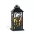   Halloween-i pislákoló lámpás - kastély - elemes - fekete - 30 x 14 cm
