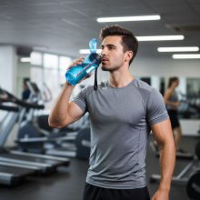 Sport kulacs - műanyag, átlátszó - 600 ml - 3 színben