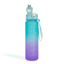 Sport kulacs - 750 ml - opálos - kék-lila színátmenetes