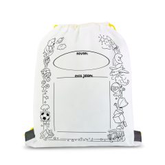 Színezhető tornazsák - 4 filccel - 33 x 27 cm