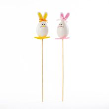 Húsvéti dekoráció - nyuszi, filc - 33 cm - 2 db