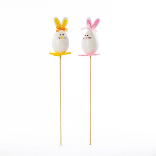 Húsvéti dekoráció - nyuszi, filc - 33 cm - 2 db