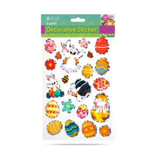 Húsvéti dekormatrica - többféle - 20,7 x 13,9 cm