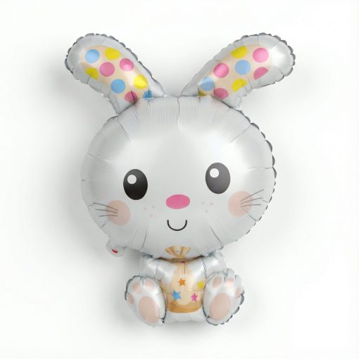 Húsvéti lufi - nyuszi - alumínium fólia - 78 cm