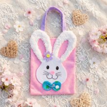 Húsvéti filc táska - nyuszi - 24 x 20 cm - 2 szín