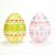   Húsvéti dekoráció - papír lampion - tojás - zöld, rózsaszín - Ø30 cm