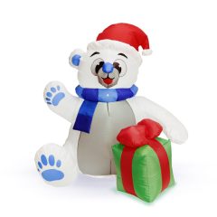   Felfújható jegesmedve - 120 cm - IP44 - 6 LED - 100 - 240 V