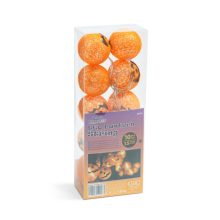 Halloween-i LED-es lampion fényfüzér