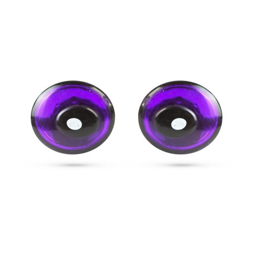 Halloween-i ijesztő szempár - zöld LED-es - elemes