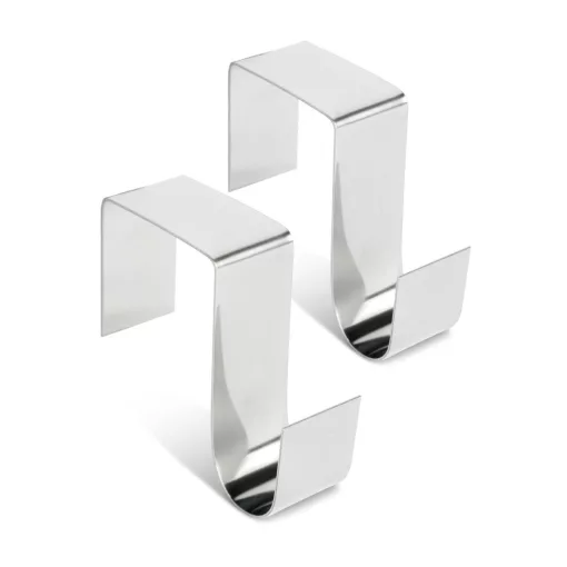 Kopogtató / Ajtódísz tartó - fém - 7 x 6,5 x 2 cm - 2 db / csomag