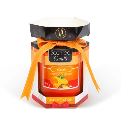 Illatgyertya - narancs & gyömbér - 120 g