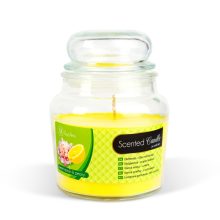 Illatgyertya - csupor fedővel - édes citrom & bazsarózsa - 310 g