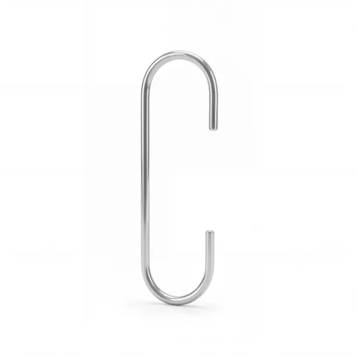 Mini karácsonyfadísz akasztó – ezüst – 100 db / csomag