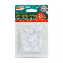 Tapadókorongos fényfüzér rögzítő – 20 mm – 20 db / csomag