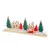 Adventi naptár - karácsonyi falu - MDF - 40 x 12 cm